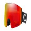 Oakley Fall Line XM Snow Goggle, Mid-Sized Fit, Matte Black/Prizm Snow Torch Iridium, Medium view 1