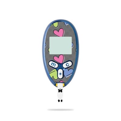 MightySkins Skin Compatible with Abbott Freestyle Lite - Girly | Protective, Durable, and Unique Vinyl Decal wrap Cover | Easy to Apply, Remove, and Change Styles | Made in The USA