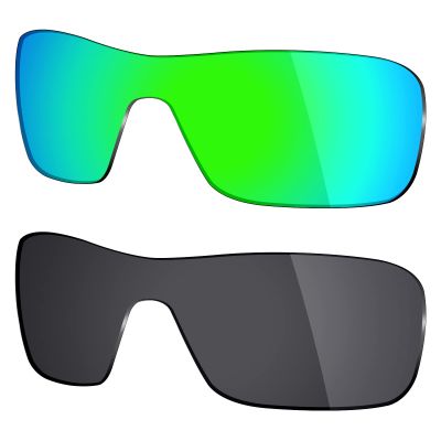 Mryok 2 Pair Polarized Replacement Lenses for Oakley Turbine Rotor Sunglass - Options