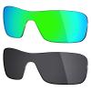Mryok 2 Pair Polarized Replacement Lenses for Oakley Turbine Rotor Sunglass - Options view 1