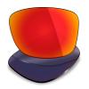 XELD Replacement Lenses for Oakley Jupiter Squared Sunglass - Fire Red view 1