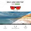 XELD Replacement Lenses for Oakley Jupiter Squared Sunglass - Fire Red view 4