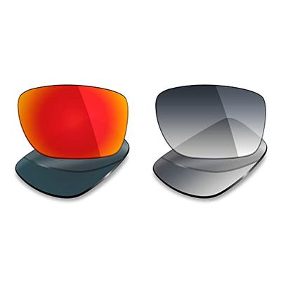 Mryok 2 Pair Polarized Replacement Lenses for Oakley Turbine Sunglass - Options