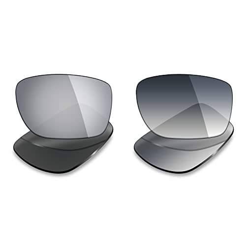 Mryok 2 Pair Polarized Replacement Lenses for Oakley Turbine Sunglass - Options