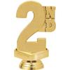 Crown Awards 2nd Place Trophies with Custom Engraving, 7.25" Personalized Second Place Award Trophy On Deluxe Round Base 10 Pack view 2