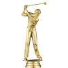 Crown Awards Golf Trophies with Custom Engraving, 7.25" Personalized Male Golfer Award Trophy On Deluxe Round Base 10 Pack view 2