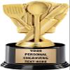 Crown Awards Cooking Trophies with Custom Engraving, 7.25" Personalized Gold Chef Hat Cooking Competition Trophy On Deluxe Round Base 10 Pack view 1