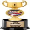 Crown Awards AB Honor Roll Trophies with Custom Engraving, 7.25" Personalized AB Honor Roll Trophy On Deluxe Round Base 50 Pack Prime view 1