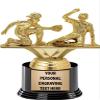 Crown Awards Baseball Trophies with Custom Engraving, 6.25" Personalized Double Male Slide Baseball Trophy On Deluxe Round Base 5 Pack Prime view 1