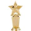 Crown Awards Star Trophies with Custom Engraving, 7.25" Personalized Gold Megastar Employee Recognition Trophy On Deluxe Round Base 10 Pack view 2