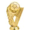 Crown Awards Soccer Trophies with Custom Engraving, 7.25" Personalized Gold Fireball Soccer Trophy On Deluxe Round Base 10 Pack view 2