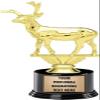 Crown Awards Deer Buck Trophies with Custom Engraving, 7.25" Personalized Deer Buck Trophy On Deluxe Round Base 5 Pack Prime view 1