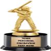 Crown Awards Baseball Trophies with Custom Engraving, 7.25" Personalized Boys Baseball Batter Trophy On Deluxe Round Base 50 Pack Prime view 1