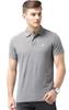 AEROPOSTALE Men's Solid Uniform Logo Rugby Polo Shirt (Large, Heather Grey 053) view 1