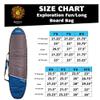 KONA SURF CO. Exploration Surfboard Bag in Round Nose sz:9ft 2in view 2