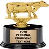 Crown Awards Cow Trophies with Custom Engraving, 5.75" Personalized Dairy Cow Trophy On Deluxe Round Base 50 Pack Prime view 1