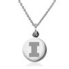 M. LA HART University of Illinois Necklace with Charm in Sterling Silver view 1