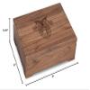 M. LA HART US Military Academy Solid Walnut Desk Box view 3