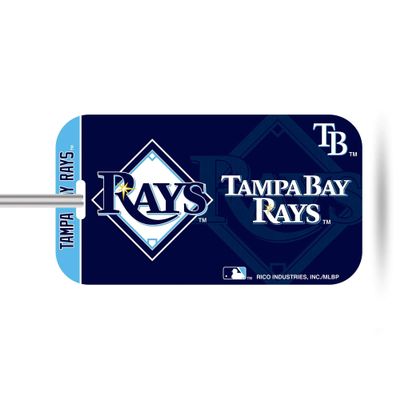 MLB Tampa Bay Rays KeychainKeychain Luggage Tag, Team Colors, One Size