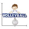 Personalized Volleyball Ornaments for Christmas Tree - Volleyball Gifts, Coach Gift, Decorations, Gifts for Players - Boy Word Free Customization view 3