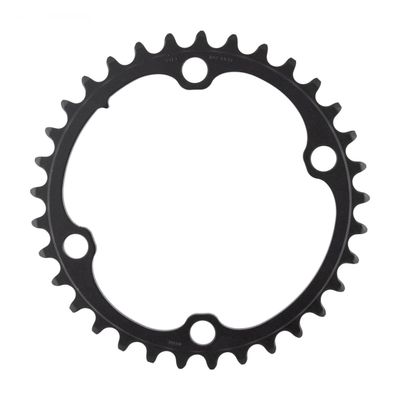SRAM Force 2x12-Speed Inner Chainring - 33t, 107 BCD, 4-Bolt, Blast Black, for Use with 46t Outer