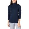 Amazon Essentials Women's Lightweight Mockneck Sweater (Available in Plus Size), Navy, Small view 1