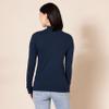 Amazon Essentials Women's Lightweight Mockneck Sweater (Available in Plus Size), Navy, Small view 3