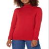 Amazon Essentials Women's Classic-Fit Lightweight Long-Sleeve Turtleneck Sweater (Available in Plus Size), Red, Medium view 1