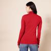Amazon Essentials Women's Classic-Fit Lightweight Long-Sleeve Turtleneck Sweater (Available in Plus Size), Red, Medium view 3