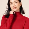 Amazon Essentials Women's Classic-Fit Lightweight Long-Sleeve Turtleneck Sweater (Available in Plus Size), Red, Small view 4
