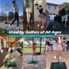 WINNER SPIRIT Real Swing 300 Golf Swing & Hitting Trainer, True Impact, Checking Path After Swing Practice Mat Groover Training Aid, Height Adjustable (Real Swing 300) view 4