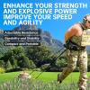 7BLACKSMITHS Power Speed Sled w/Harness&Padded Weighted Drag Sport Training Running Football Sled for Fitness Strength Training and Athletic Exercise view 2