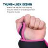 1 Pair Wrist Weights Set 2lb (1lb Each) with Hole for Thumb and Thumb Lock Design for Man Women, Great for Running Weightlifting Training Gymnastic Aerobic Jogging view 3