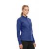 Natural Uniforms Women's Ultra Soft Stretch Zip Up Scrub Jacket (True Navy Blue, Small) view 2
