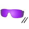 SAUCER Premium Replacement Lenses & Earsocks for Oakley EV Zero Pitch OO9383 Sunglasses High Defense - Violet Purple Polarized view 1