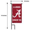 Alabama Crimson Tide Mini Garden and Flower Pot Flag Topper view 3