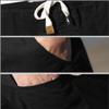 Mr.Stream Men's Plus Size Cotton Straight-Fit Solid Elasticated Bermuda Cargo Beach Shorts Khaki-L view 3