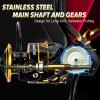 Dr.Fish Saltwater Spinning Reel, Graphite Body, CNC Aluminum Spool and Handle, 9+1 Ball Bearings, 25LB Carbon Fiber Drag, Freshwater Fishing Surf Casting Offshore Reel PL3000 view 2