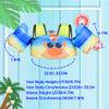Coast Guard Approved UL Toddler Floaties for Age 2/3/4/5/6 Years OldDouble Crossed Strap Kids Swim Vest for 22-66 lbs Kids Swim Training Learning view 2