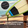 Abahub 3 Piece EVA Surfboard Deck Traction Pads with Kicker for Stomp Skimboards, Surf Boards, Funboard, Fish Board, Blue view 3