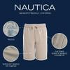 Nautica boys School Uniform Sensory-friendly French Terry Shorts, Navy, 10 12 US view 3