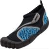 NORTY - Mens Techno Print Skeletoe Aqua Water Shoes for Pool Beach, Surf, Snorkeling, Exercise Slip on Sock, Black, Royal 40961-8D(M) US view 1