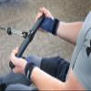 KAYANA 3 Hole Leather Gymnastics Hand Grips - Palm Protection and Wrist Support for Cross Training, Kettlebells, Pull ups, Weightlifting, Chin ups, Workout, & Exercise (Black, Small) view 4