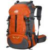 Esup 50L Camping Hiking Backpack Men with rain cover 45l+5l Lightweight Backpacking Backpack Travel Backpack (Orange) view 1