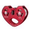 Climbing Pulley Alloy Constructed Single Swivel Rope Pulley Block for Hitch Tending Rigging Arborist Safety Equipment(Red) view 1
