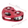 Climbing Pulley Alloy Constructed Single Swivel Rope Pulley Block for Hitch Tending Rigging Arborist Safety Equipment(Red) view 3