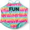 Wonder Nation Girls Bathing Suit with Flippy Sequins view 1