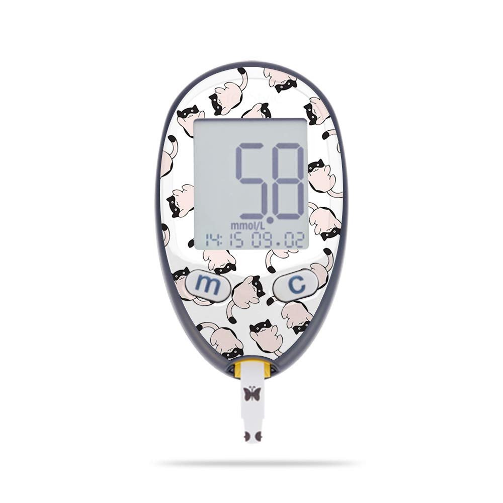 MightySkins Skin Compatible with Abbott Freestyle Freedom Lite - Raining Cats | Protective, Durable, and Unique Vinyl Decal wrap Cover | Easy to Apply, Remove, and Change Styles | Made in The USA