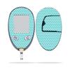 MightySkins Skin Compatible with Abbott Freestyle Freedom Lite - Turquoise Chevron | Protective, Durable, and Unique Vinyl Decal wrap Cover | Easy to Apply, Remove | Made in The USA view 2