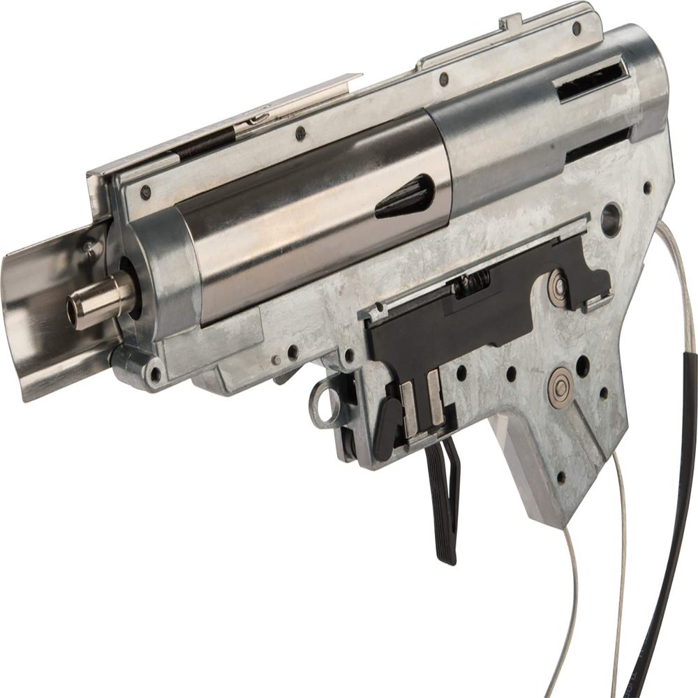Evike - APS Silver Edge 8mm Version 2 Non-Blowback AEG Gearbox (Wiring: Rear Wired)